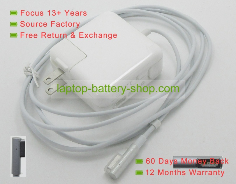 Apple A1244, MA357LL/A 14.5V 3.1A replacement adapters - Click Image to Close