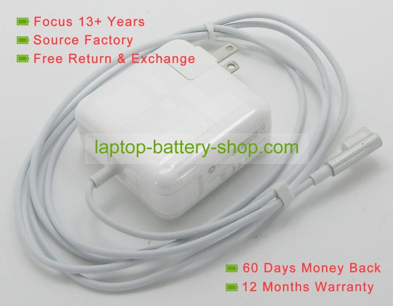 Apple A1244, MA357LL/A 14.5V 3.1A replacement adapters - Click Image to Close