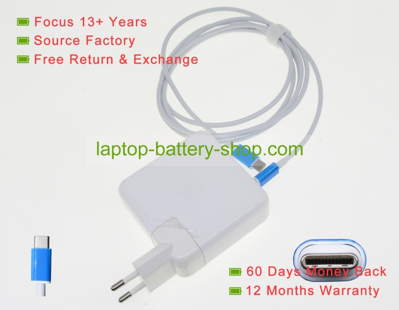 Apple A1718, A1947 20.3V 3A replacement adapters - Click Image to Close