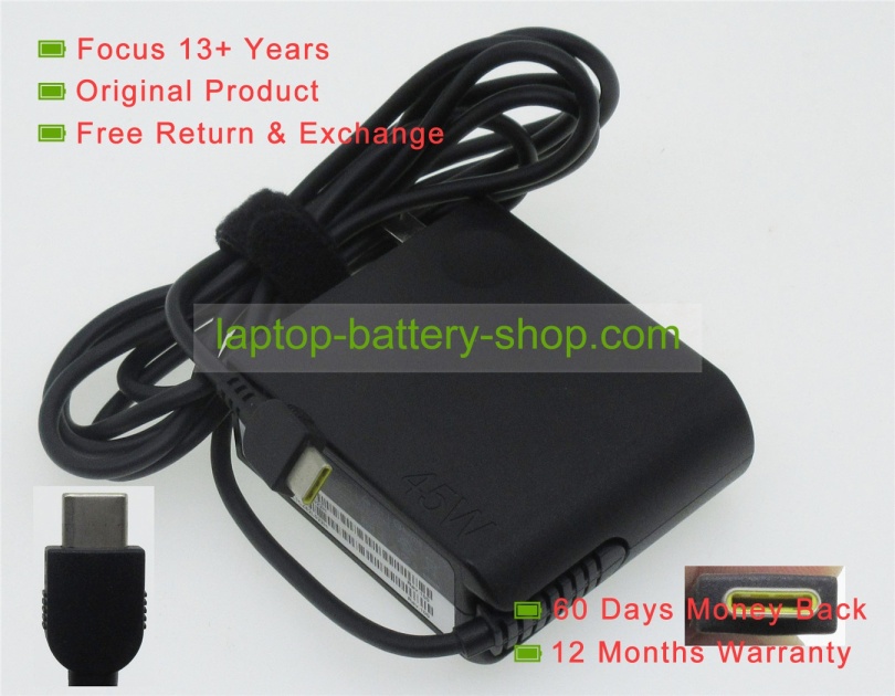 Lenovo ADLX45YCC3A, SA10E75841 5V/12V/20V 2A/3A/2.25A original adapters - Click Image to Close