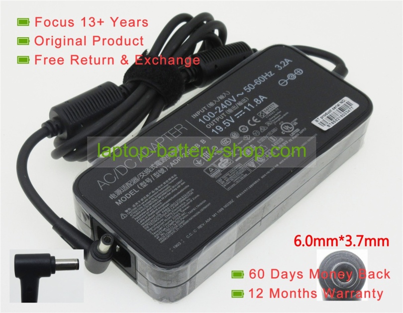 Asus ADP-230GB B, 0A001-00390800 19.5V 11.8A original adapters - Click Image to Close
