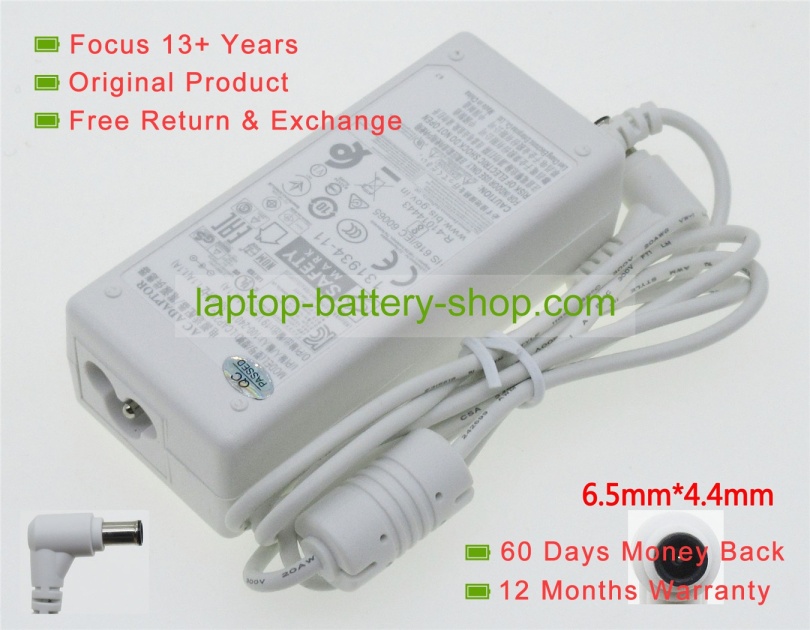 Lg 19040GPK, EAY63128601 19V 2.1A original adapters - Click Image to Close