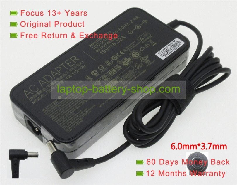 Asus 0A001-00060400, 0A001-00060900 19V 6.32A original adapters - Click Image to Close