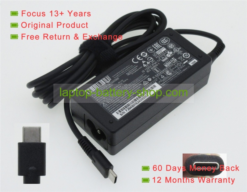 Chicony A16-045N1A, A045R053L 20V/15V/9V/5V 2.25A/3A original adapters - Click Image to Close