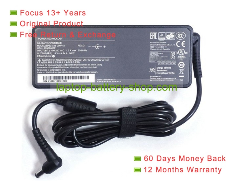 Lg A090A086L, A15-090P1A 19V 4.74A original adapters - Click Image to Close