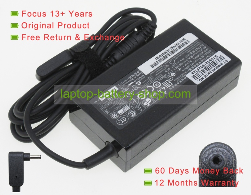 Acer PA-1650-02, PA-1900-24 19V 3.42A original adapters - Click Image to Close