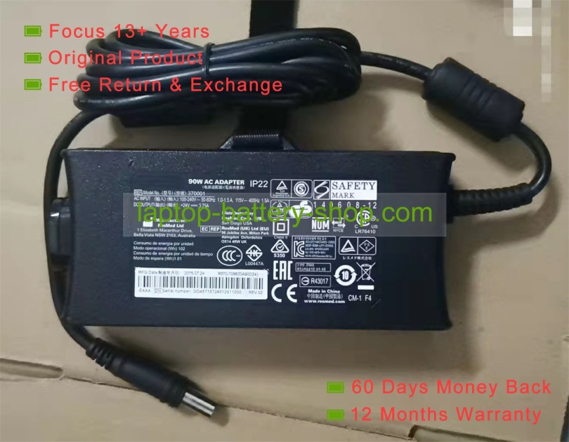 Resmed 370001, 370006 24V 3.75A original adapters - Click Image to Close