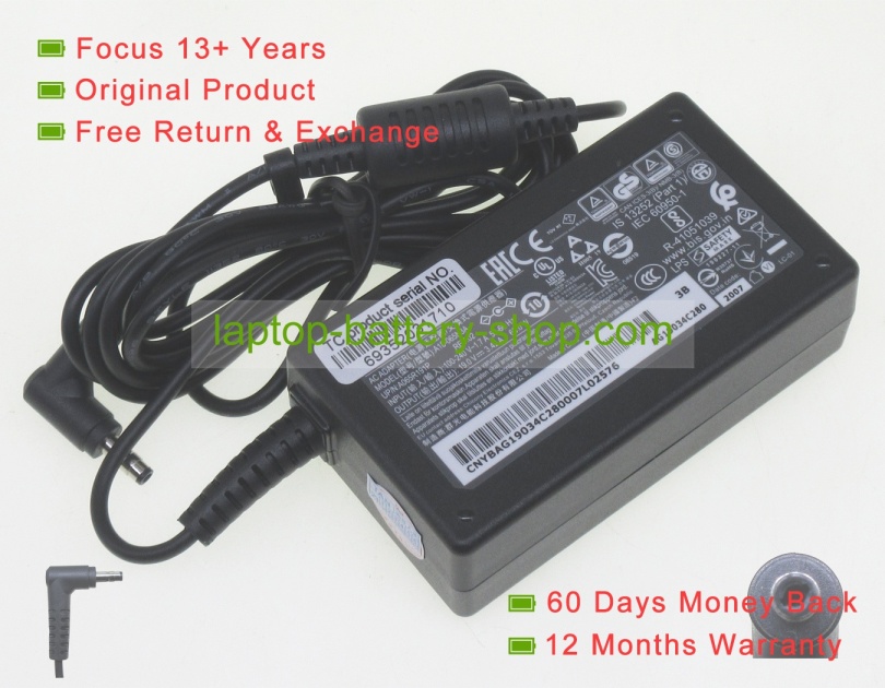 Chicony A18-065N3A 19V 3.42A original adapters - Click Image to Close