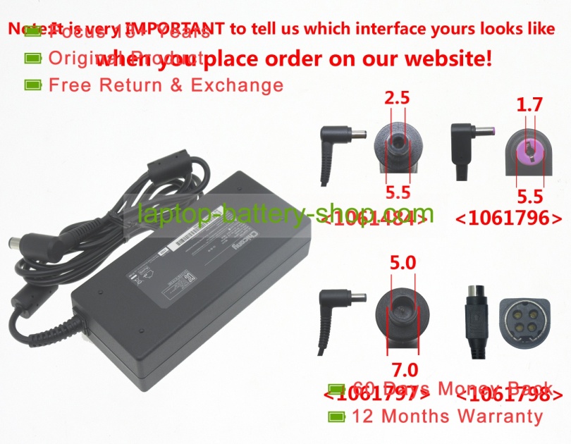 Acer A11-120P1A, A120A003L 19V 6.32A original adapters - Click Image to Close