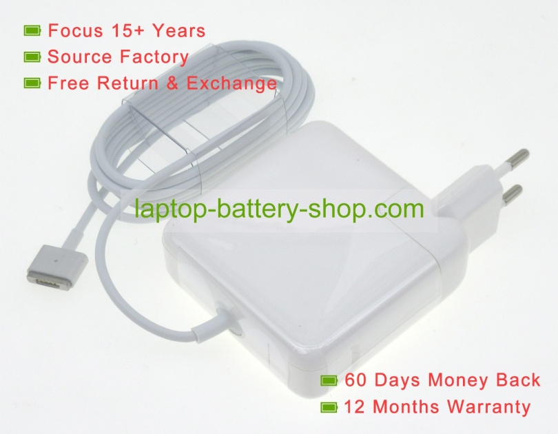 Apple A1344, A1184 16.5V 3.65A replacement adapters - Click Image to Close