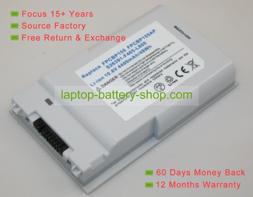 Fujitsu T4215, T4220 10.8V 4400mAh replacement batteries - Click Image to Close