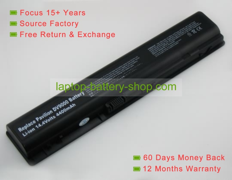 Hp 416996-001, EV087AA 14.4V 4400mAh replacement batteries - Click Image to Close