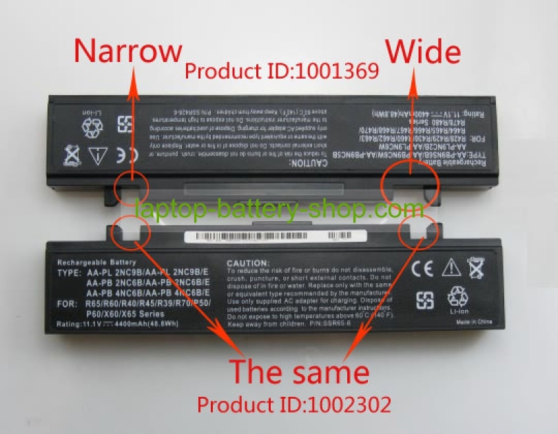 Samsung AA-PB9NC6B, AA-PB9NS6B 11.1V 4400mAh replacement batteries - Click Image to Close