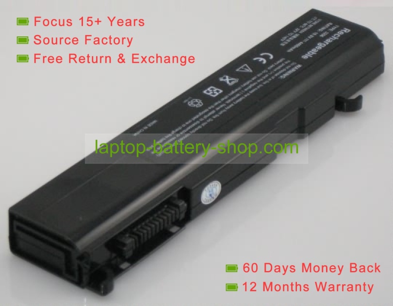 Toshiba PA3356U-1BRS, PA3356U-1BAS 11.1V 4400mAh batteries - Click Image to Close