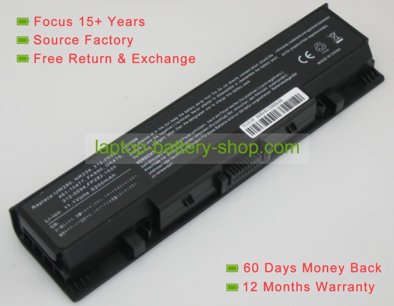 Dell GK479, FP282 11.1V 4400mAh batteries - Click Image to Close