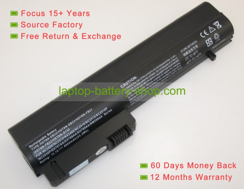 Hp compaq HSTNN-XB21, HSTNN-XB22 10.8V 4400mAh replacement batte - Click Image to Close