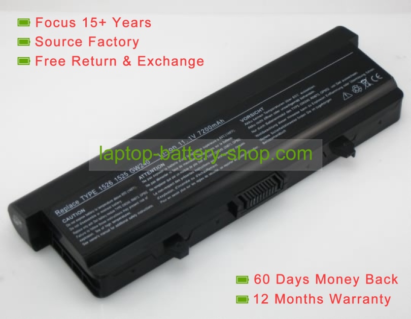 Dell RN873, M911G 11.1V 6600mAh replacement batteries - Click Image to Close