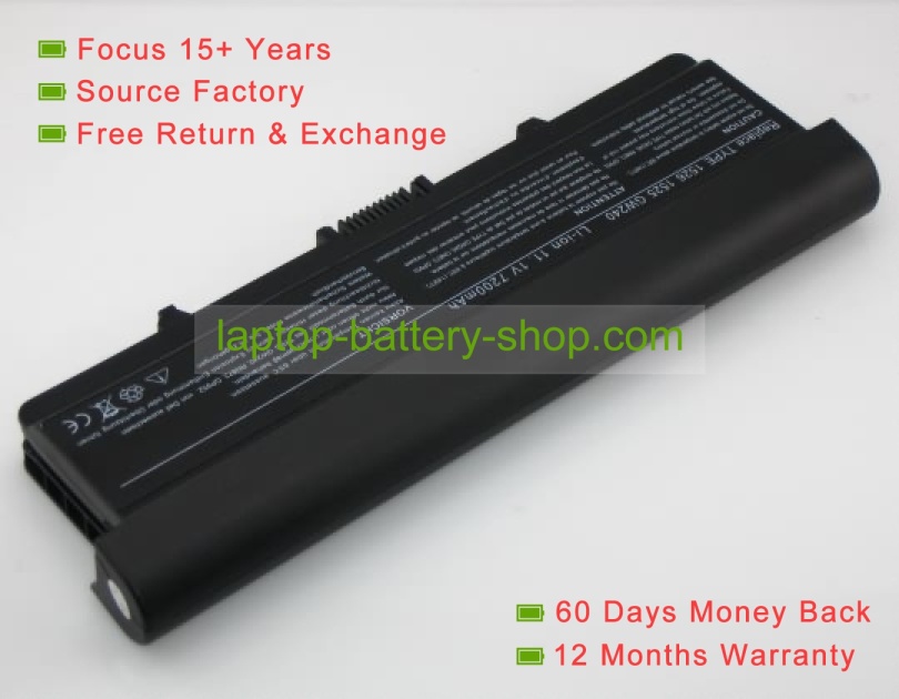 Dell RN873, M911G 11.1V 6600mAh replacement batteries - Click Image to Close