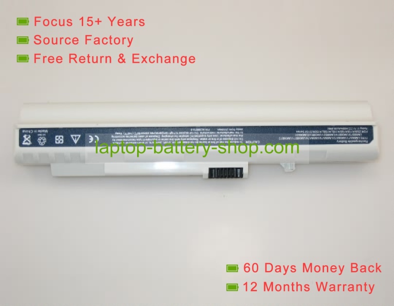 Acer UM08A72, UM08A74 11.1V 4800mAh batteries - Click Image to Close
