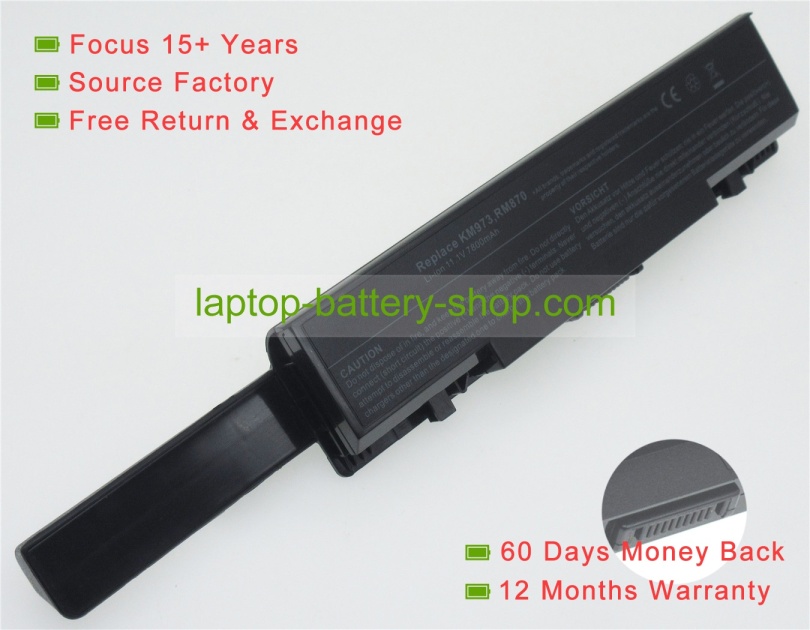 Dell 312-0711, KM973 11.1V 6600mAh batteries - Click Image to Close