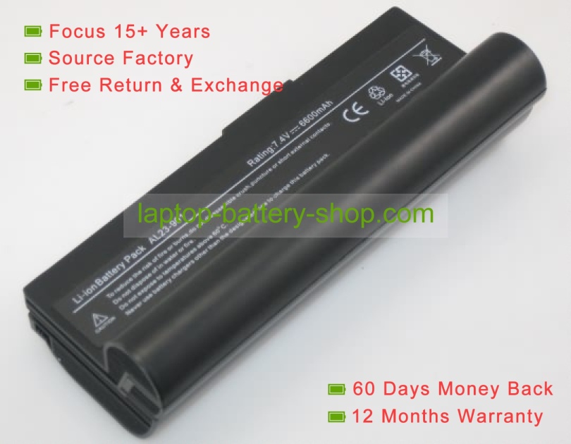 Asus 07G016921875, 70-OA0B1B3100 7.4V 6600mAh replacement batteries - Click Image to Close