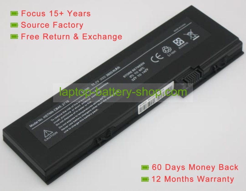 Hp 454668-001, AH547AA 11.1V 3600mAh replacement batteries - Click Image to Close