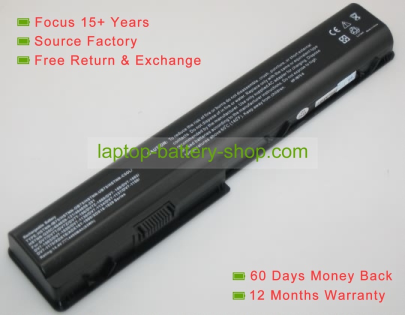 Hp 480385-001, HSTNN-IB75 14.4V 4400mAh replacement batteries - Click Image to Close