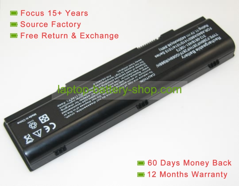 Dell F287H, 312-0818 11.1V 4400mAh batteries - Click Image to Close