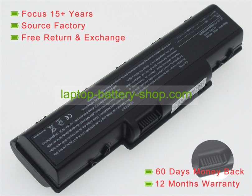 Acer AS07A51, AS07A32 11.1V 8800mAh replacement batteries - Click Image to Close