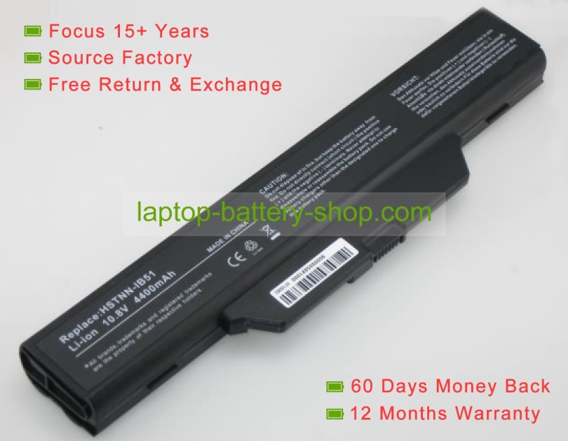 Hp HSTNN-IB51, HSTNN-IB52 10.8V 4400mAh replacement batteries - Click Image to Close
