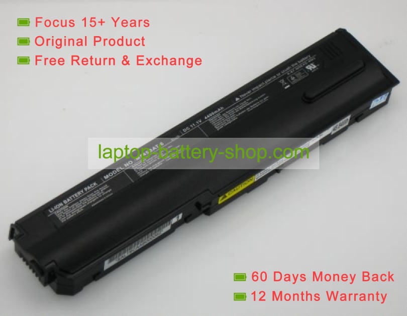 Clevo M540BAT-6, 87-M54GS-4D3 11.1V 4400mAh batteries - Click Image to Close