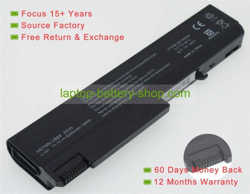 Hp KU531AA, 482962-001 10.8V 4400mAh replacement batteries - Click Image to Close