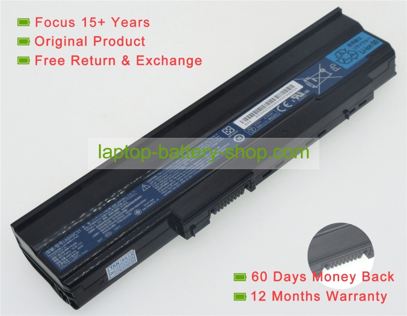 Gateway AS09C31, GRAPE32 11.1V 4400mAh replacement batteries - Click Image to Close