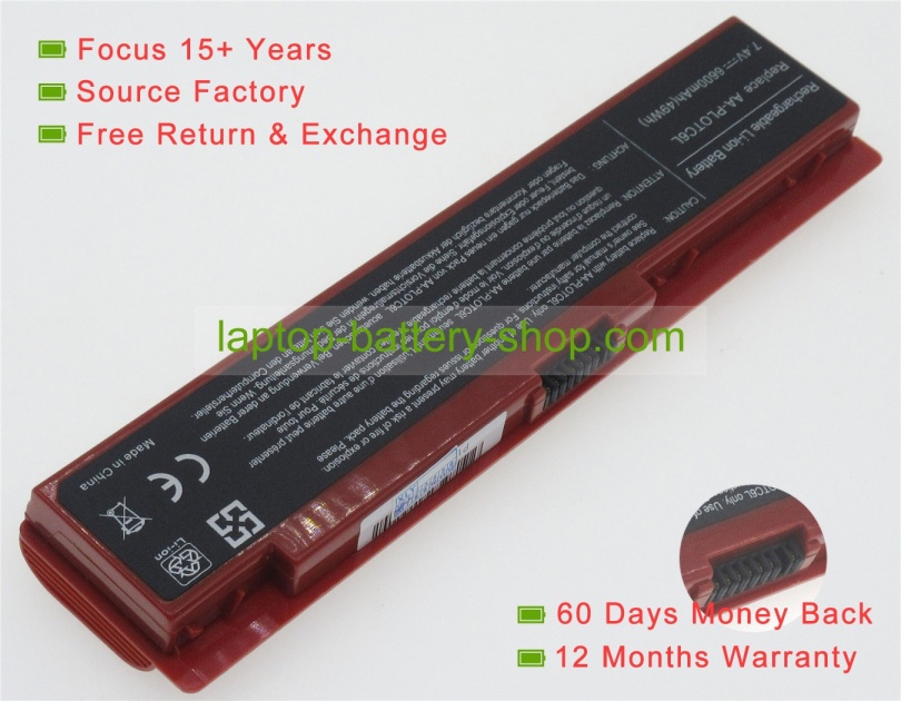 Samsung AA-PB0VC6W, AA-PLOTC6T/E 7.4V 6600mAh replacement batteries - Click Image to Close