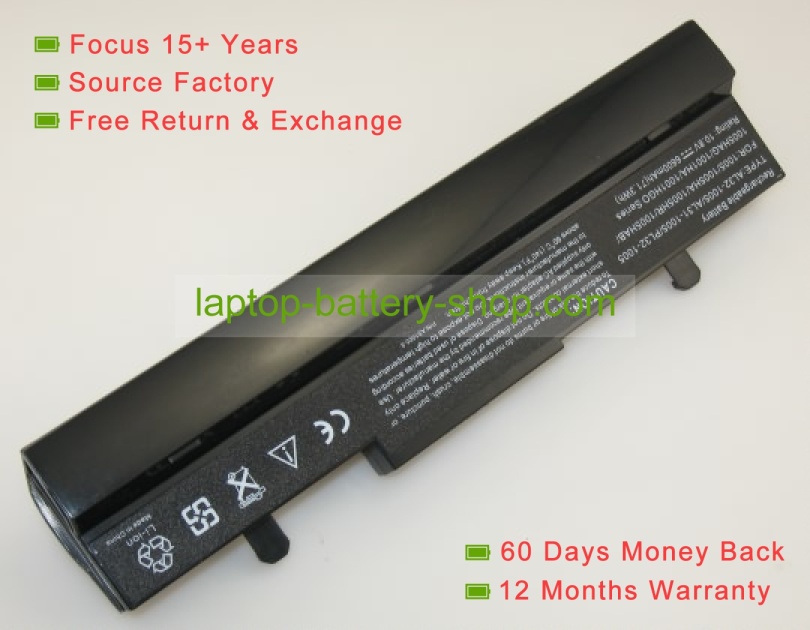 Asus 07G016DQ1875, 70-OA1B1B3400 10.8V 6600mAh replacement batte - Click Image to Close