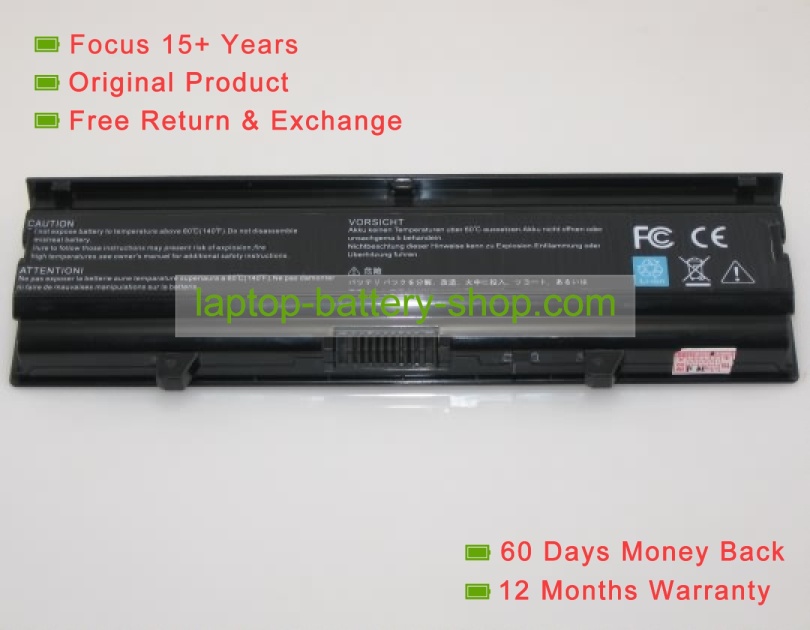 Dell TKV2V, FMHC10 11.1V 4400mAh replacement batteries - Click Image to Close
