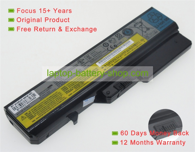 Lenovo L09S6Y02, L09M6Y02 10.8V 4760mAh replacement batteries - Click Image to Close