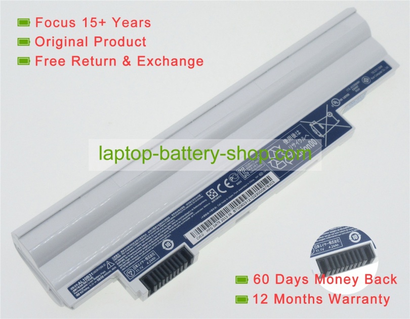 Acer AL10A31, AL10B31 11.1V 4400mAh replacement batteries - Click Image to Close