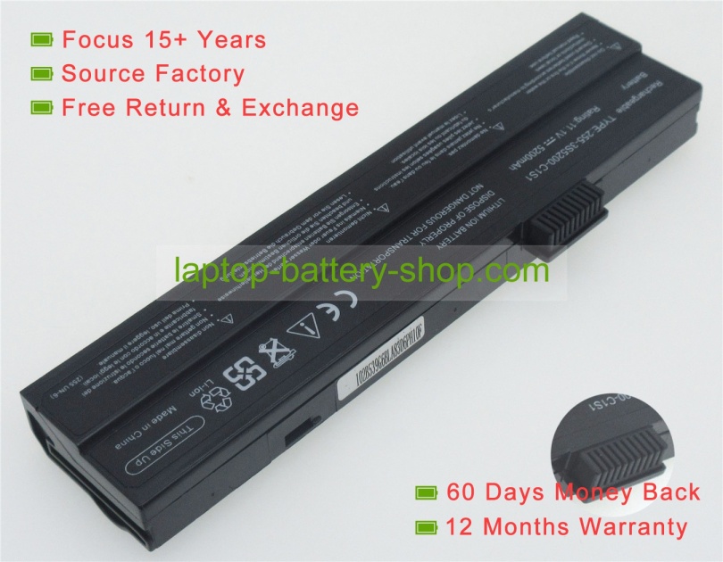 Uniwill 255-3S4400-G1L1, 255-3S4400-G1L1 11.1V 4400mAh replaceme - Click Image to Close