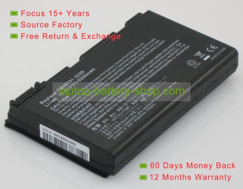 Acer GRAPE34, CONIS71 11.1V 4400mAh replacement batteries - Click Image to Close