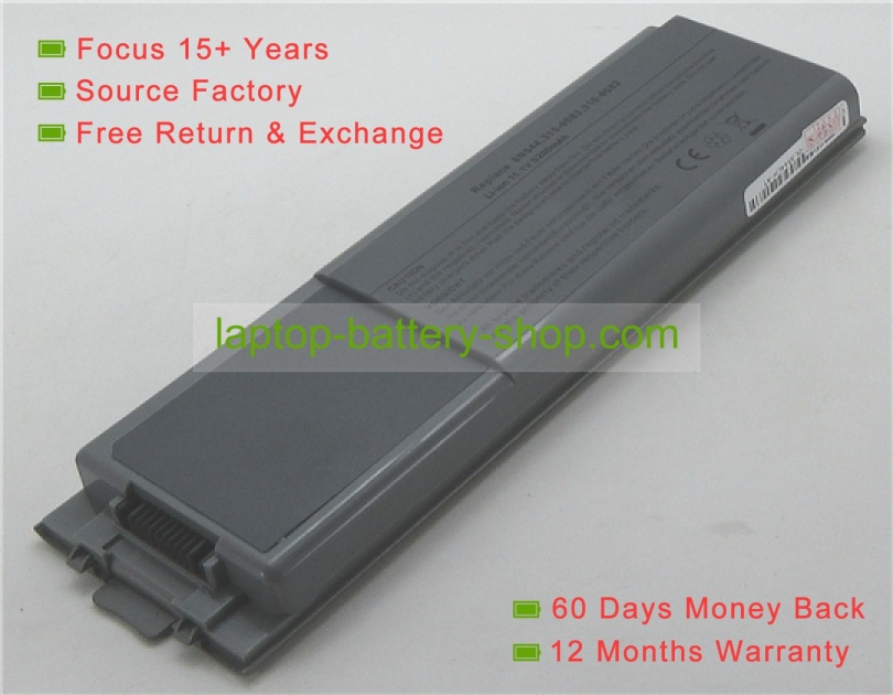 Dell 312-0083, 312-0101 11.1V 4400mAh batteries - Click Image to Close