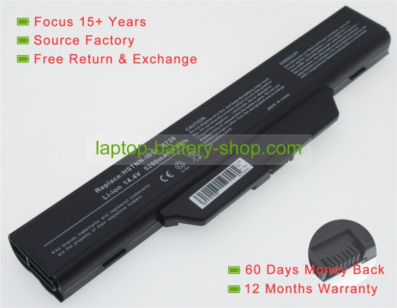 Hp HSTNN-XB51, HSTNN-IB62 14.4V 4400mAh replacement batteries - Click Image to Close