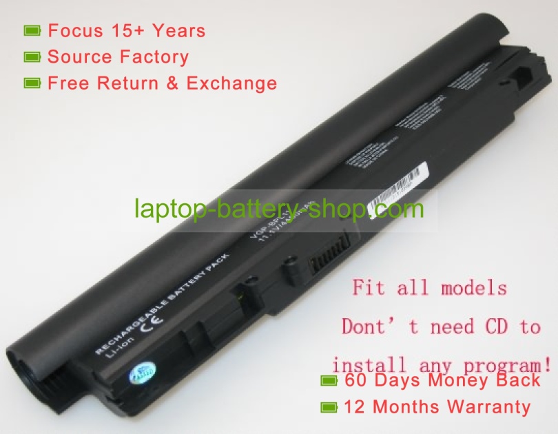 Sony VGP-BPL11, VGP-BPX11 11.1V 4400mAh replacement batteries - Click Image to Close