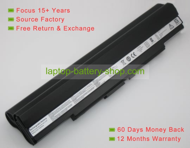 Asus A32-UL80, A41-UL30 14.4V 6600mAh replacement batteries - Click Image to Close
