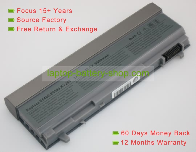 Dell PT437, KY477 11.1V 6600mAh replacement batteries - Click Image to Close