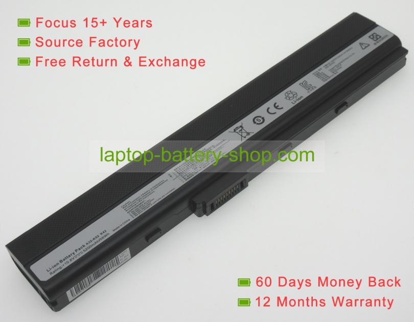 Asus B53F, B53J 10.8V 4400mAh replacement batteries - Click Image to Close