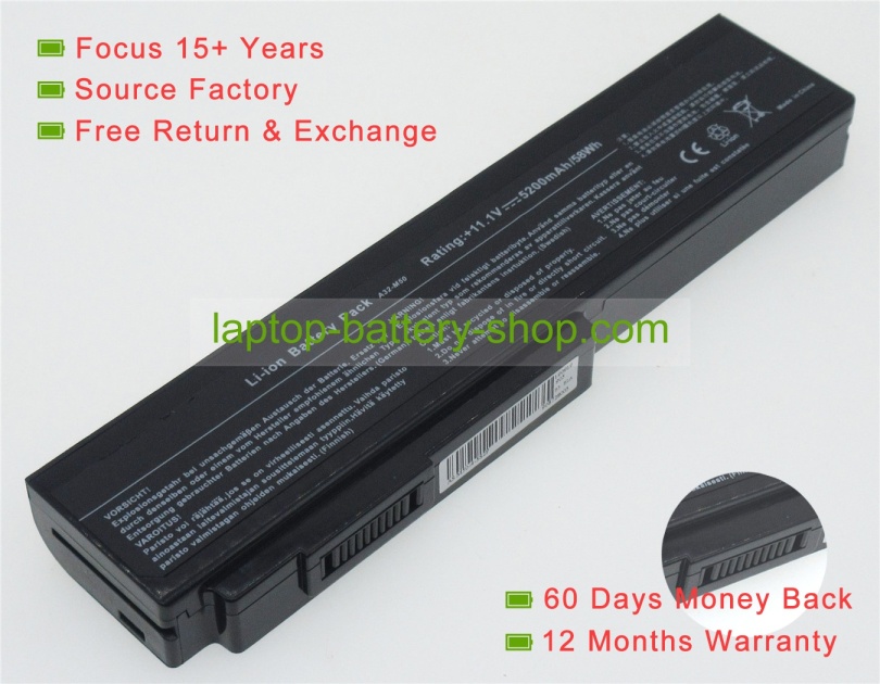 Asus 15G10N373800, L072051 11.1V 4400mAh replacement batteries - Click Image to Close