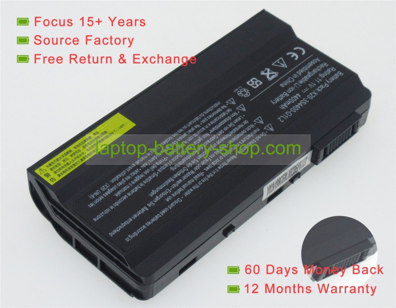 Uniwill X20-3S4400-G1L2, X20-3S4000-S1P3 11.1V 4400mAh replaceme - Click Image to Close