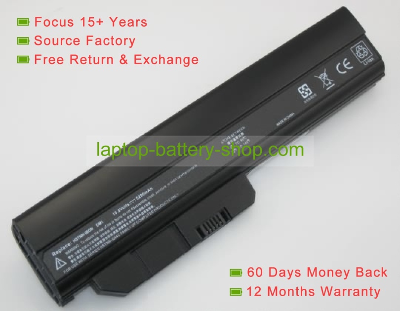 Hp HSTNN-Q44C, HSTNN-IB0N 10.8V 4800mAh batteries - Click Image to Close