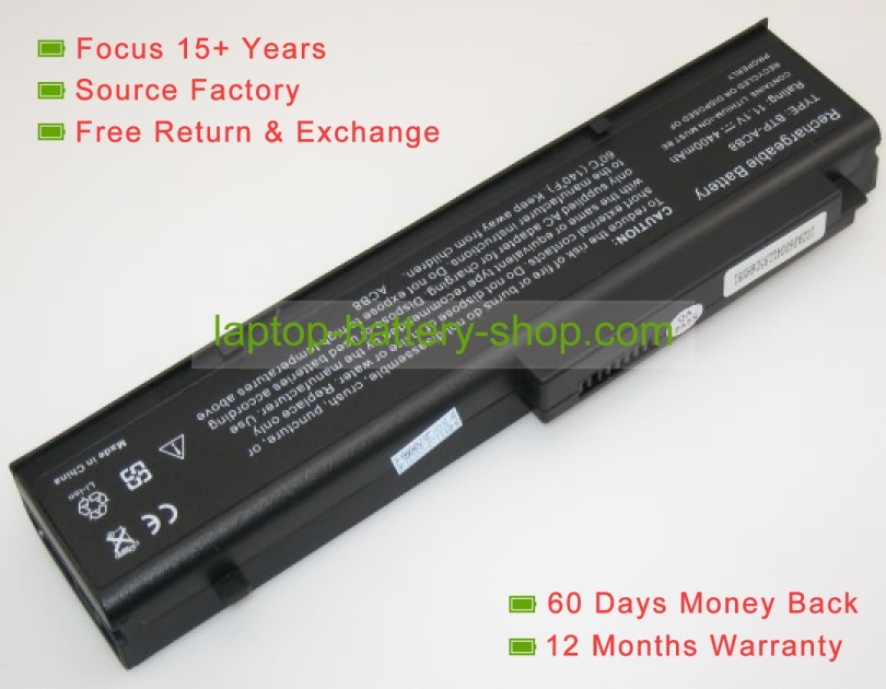 Fujitsu-siemens 60.4B301.011, 60.46I01.021 11.1V 4400mAh batteries - Click Image to Close